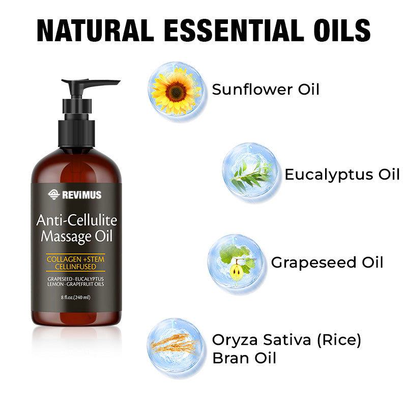 Revimus Anti-Cellulite Massage Oil 8 Fl Oz/ 240ML