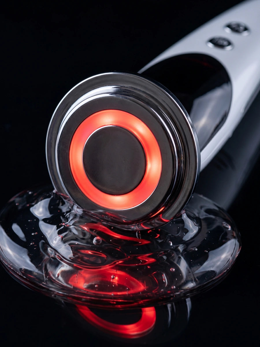 Red light therapy mode on the Revimus LUMA Sculpting Wand